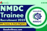 NMDC Limited Trainee Recruitment 2025