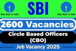 SBI CBO Recruitment 2025