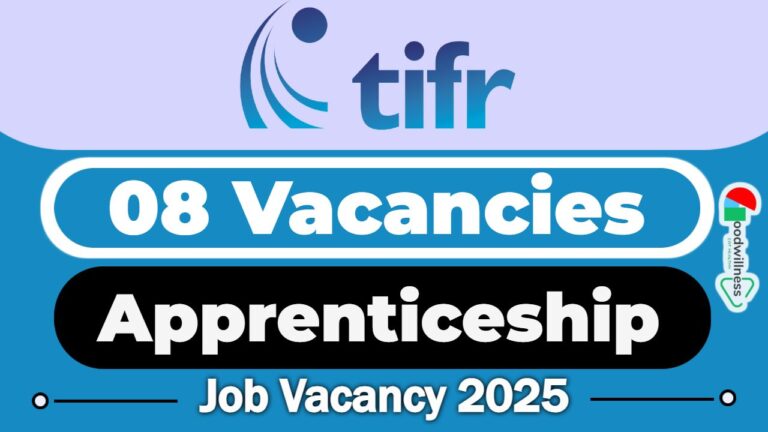 TIFR Apprenticeship Recruitment 2025 | 08 Apprenticeship Vacancy