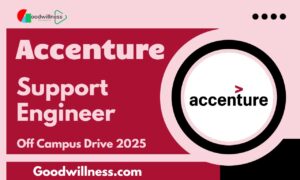 Accenture Support Engineer Recruitment 2025