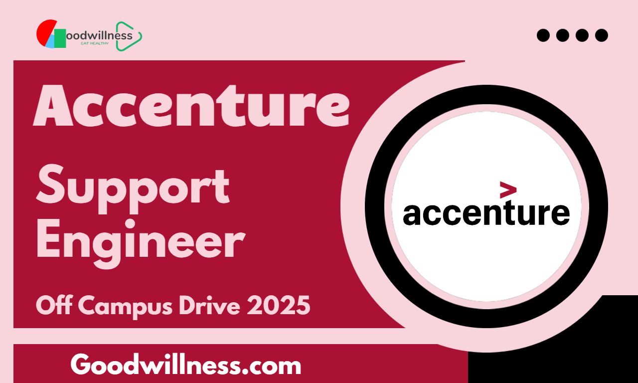 Accenture Support Engineer Recruitment 2025