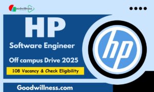 HP Software Engineer Off campus 2025