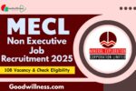 MECL Non Executive Recruitment 2025