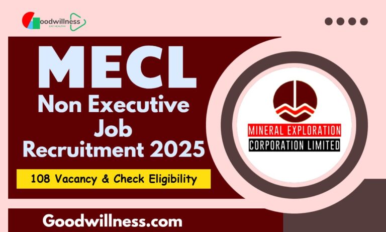 MECL Non Executive Recruitment 2025 | 108 Assistant, Technician Vacancies Apply Now