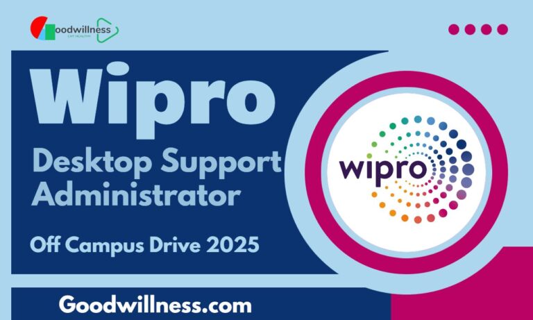 Wipro Desktop Support Administrator Recruitment 2025 | Hiring for Freshers