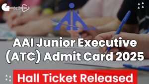 AAI Junior Executive ATC Admit Card 2025