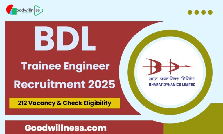 BDL Trainee Recruitment 2025 | 212 Trainee Engineer Post, Apply Now