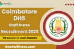 Coimbatore DHS Staff Nurse Recruitment 2025