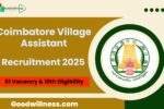 Coimbatore Revenue Dept Recruitment 2025