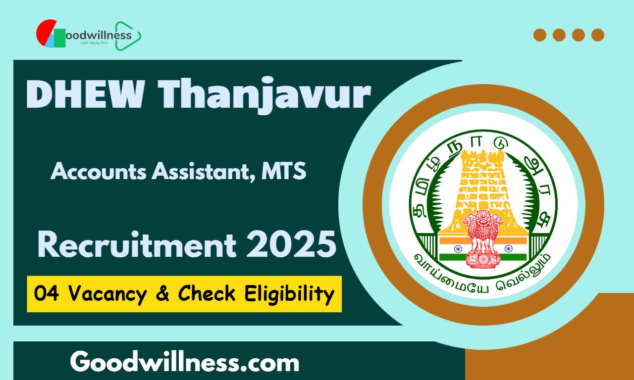 DHEW Thanjavur Recruitment 2025