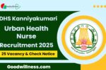 DHS Kanniyakumari Urban Health Nurse Job 2025