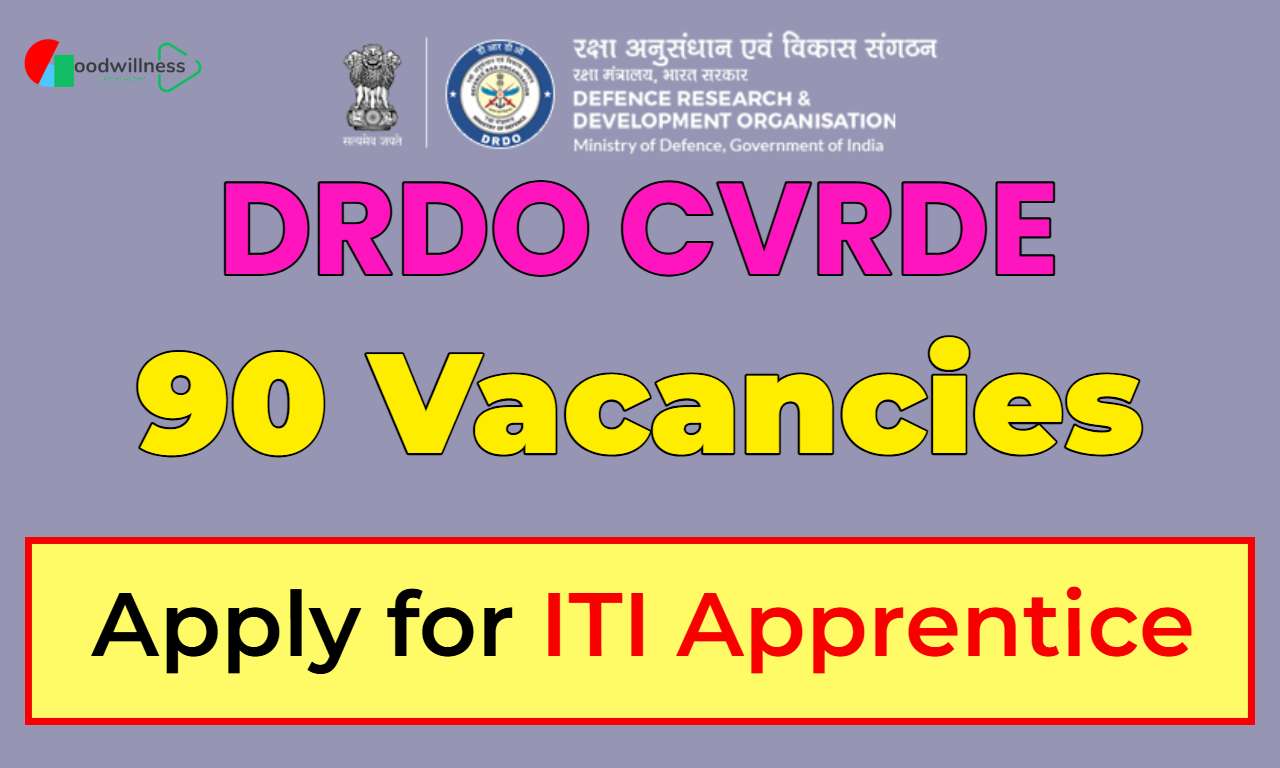 DRDO CVRDE Avadi Recruitment 2025