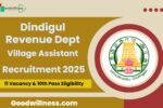 Dindigul Revenue Dept Recruitment 2025