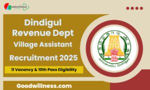 Dindigul Revenue Dept Recruitment 2025