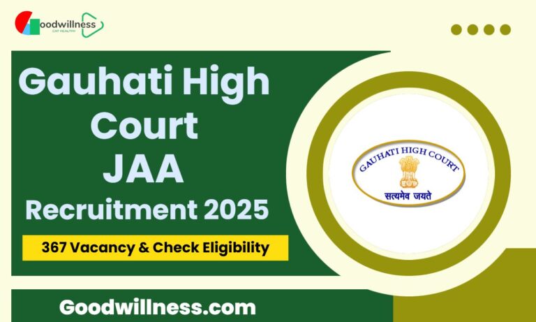 Gauhati High Court JAA Recruitment 2025 | Apply 367 Junior Administrative Assistants Post