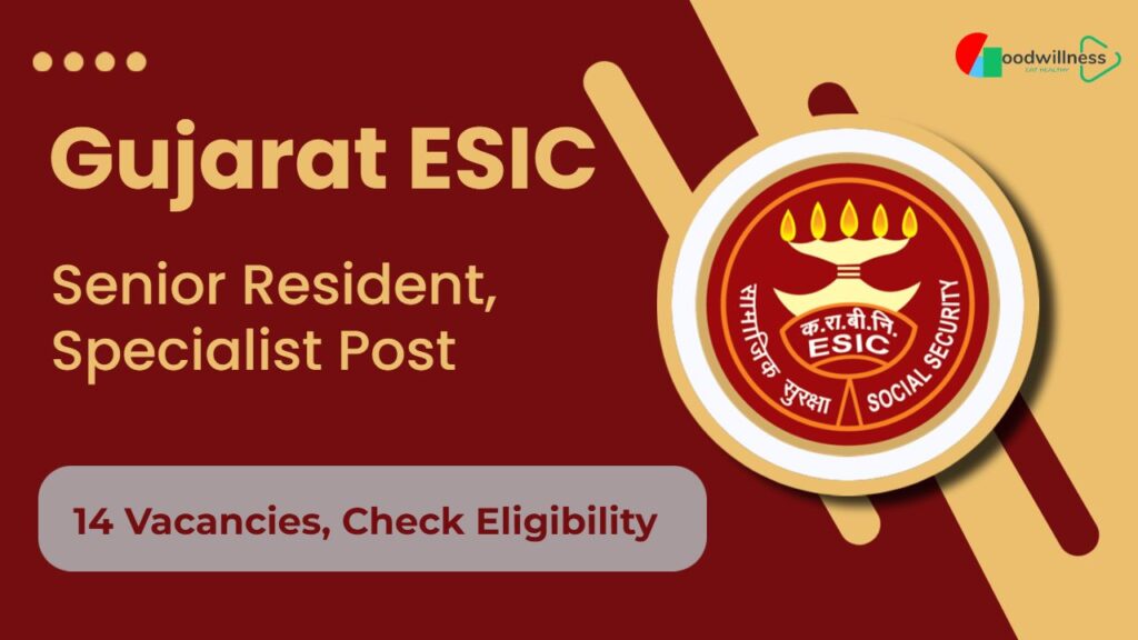 Gujarat ESIC Senior Resident Recruitment 2025