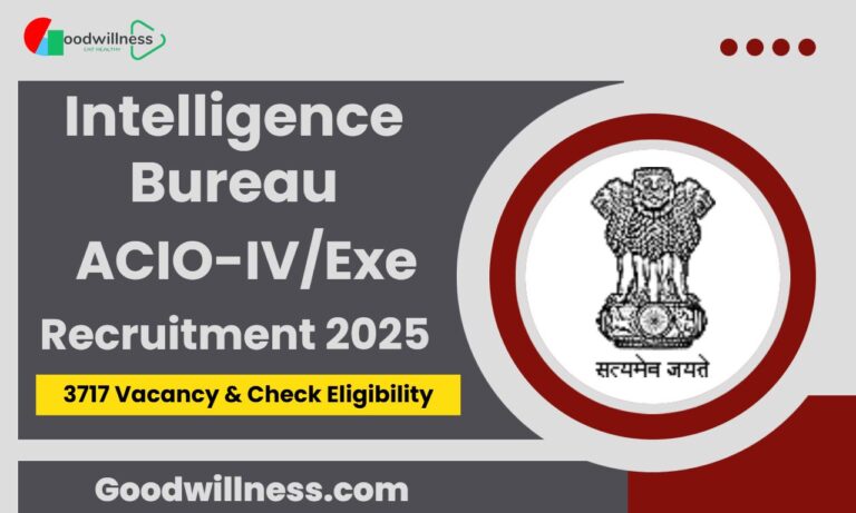 Intelligence Bureau ACIO Recruitment 2025 | 3717 Executive (ACIO-IV/Exe) Vacancy