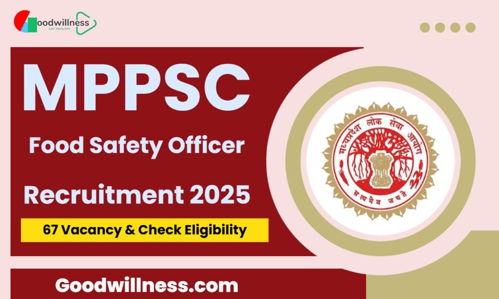 MPPSC FSO Recruitment Notification 2025
