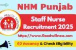 NHM Punjab Staff Nurse Recruitment 2025