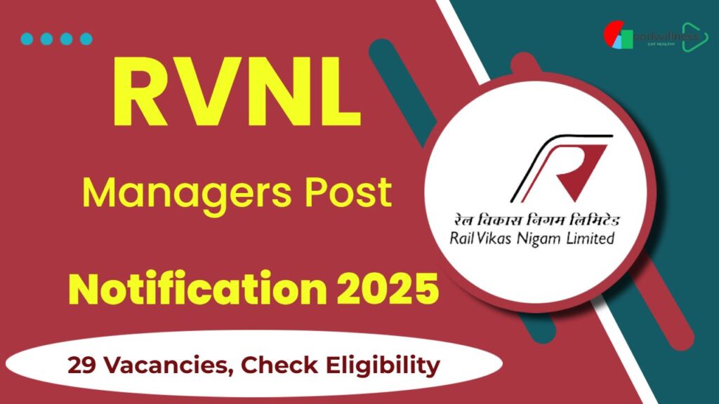 RVNL Manager Recruitment 2025