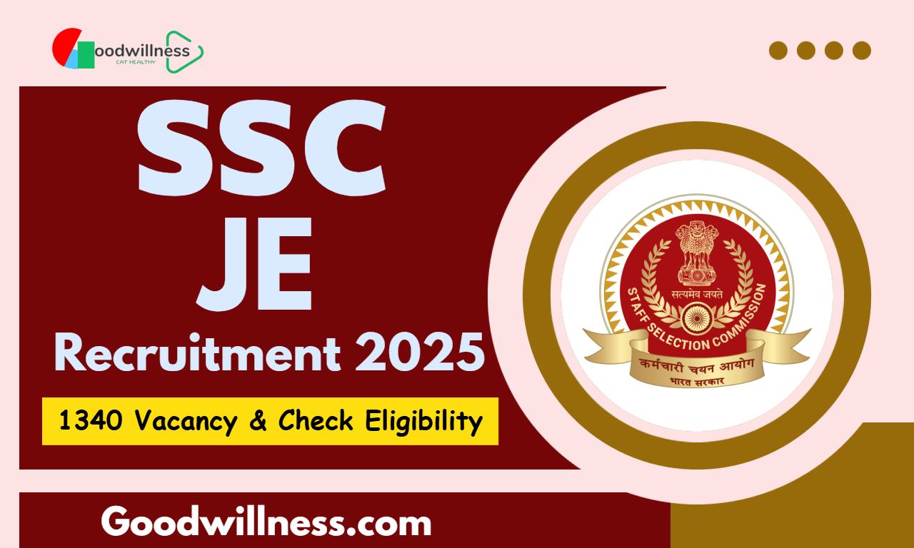 SSC Junior Engineer Recruitment 2025
