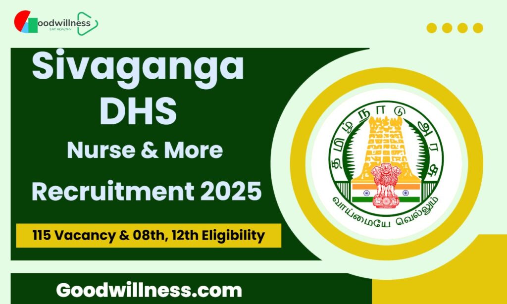 Sivaganga DHS Nurse Recruitment 2025