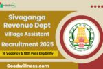Sivaganga Revenue Dept Recruitment 2025