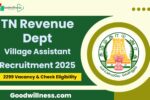 TN Village Assistant Job Notification 2025