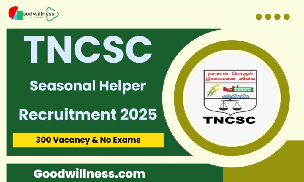 TNCSC Thoothukudi Recruitment 2025 | 300 Seasonal Helper Post, Apply Now 5 TNCSC Thoothukudi Recruitment 2025