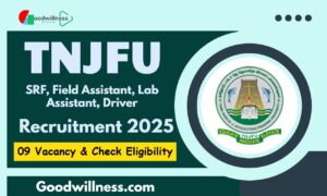 TNJFU SRF Recruitment 2025