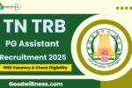 TRB PG Assistant Recruitment 2025