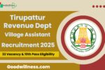 Tirupattur Revenue Dept Recruitment 2025