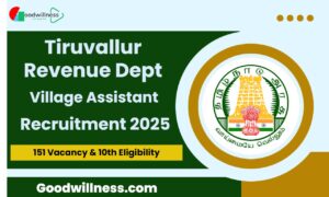 Tiruvallur Revenue Dept Recruitment 2025