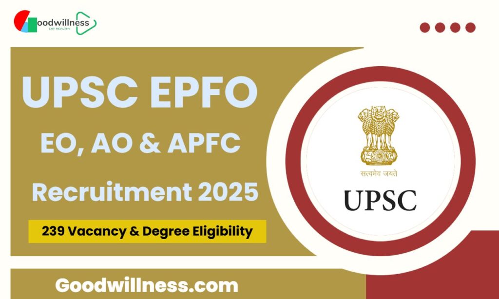 UPSC EPFO AO Recruitment 2025