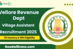 Vellore Revenue Department Recruitment 2025