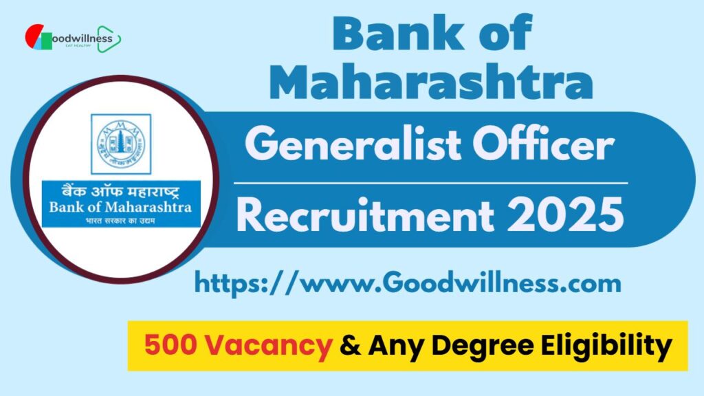 Bank of Maharashtra Recruitment 2025