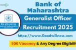 Bank of Maharashtra Recruitment 2025