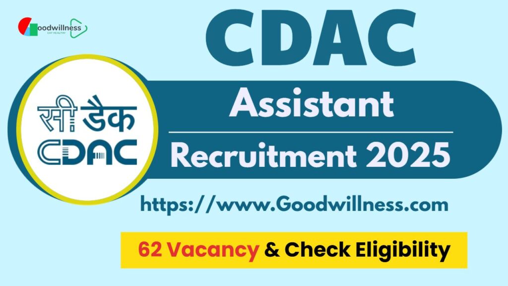 CDAC Chennai Recruitment 2025