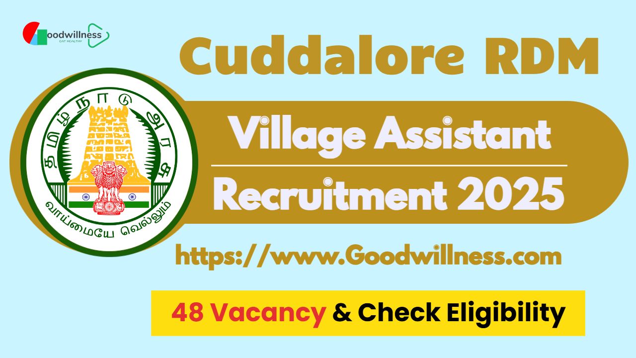 Cuddalore RDM Recruitment 2025