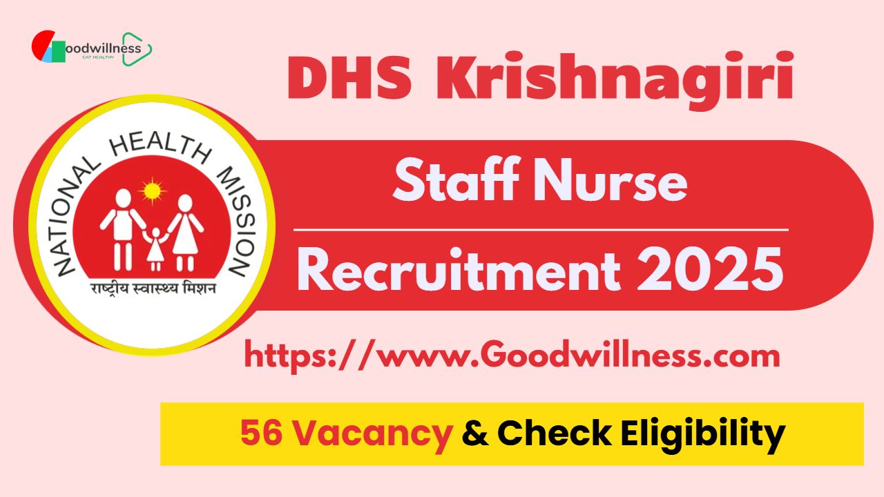 DHS Krishnagiri Recruitment 2025