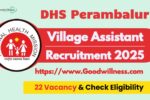 DHS Perambalur Staff Nurse Recruitment 2025