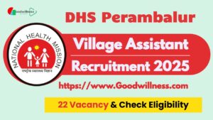 DHS Perambalur Staff Nurse Recruitment 2025