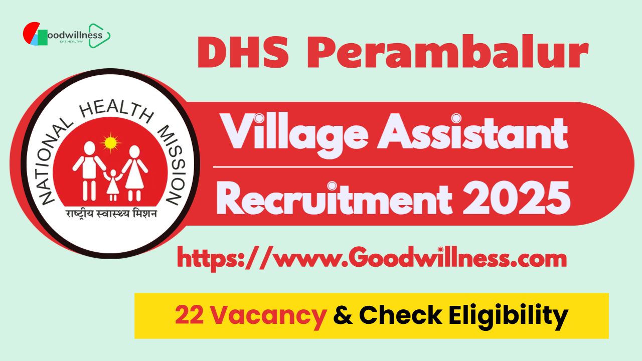 DHS Perambalur Staff Nurse Recruitment 2025