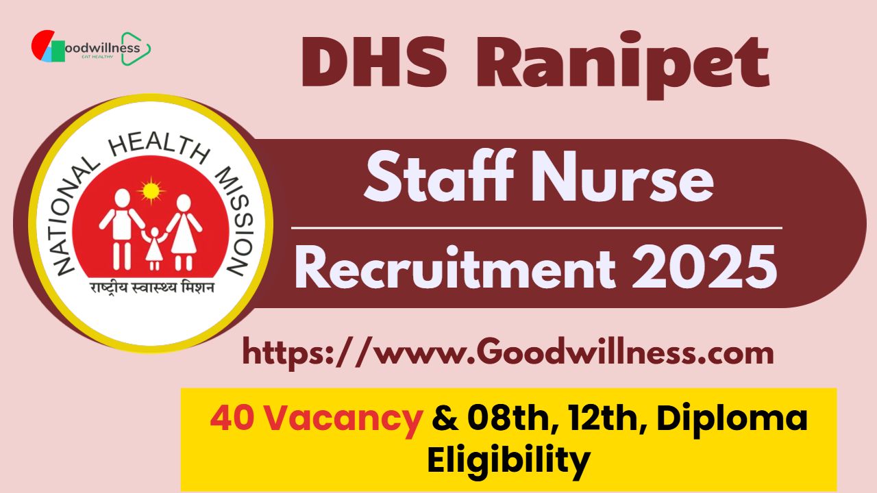 DHS Ranipet Recruitment 2025