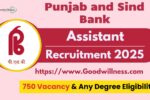 Punjab and Sind Bank LBO Recruitment 2025