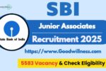 SBI Junior Associates Recruitment 2025