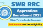 SWR RRC Apprentices Recruitment 2025