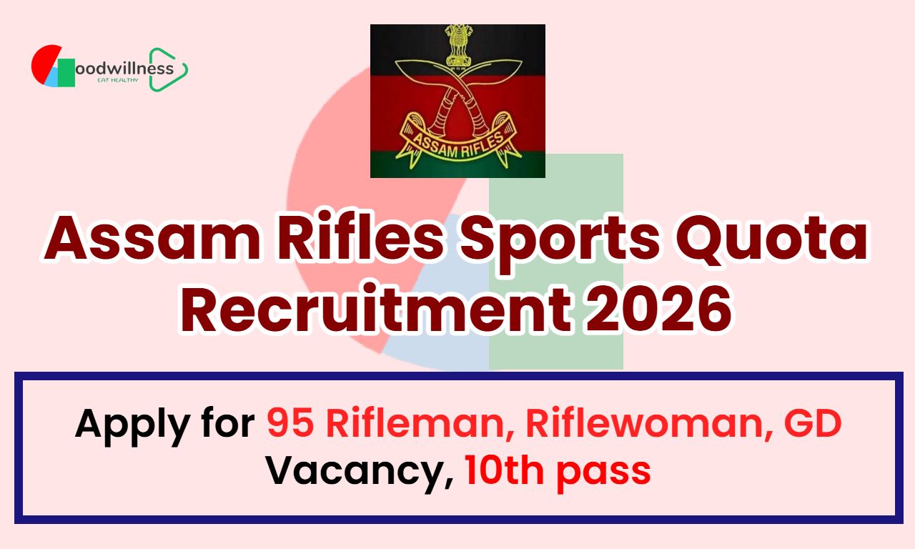 Assam Rifles Sports Quota Recruitment 2026