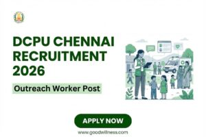 DCPU Chennai Notification 2026