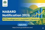 NABARD Development Assistant Notification 2026